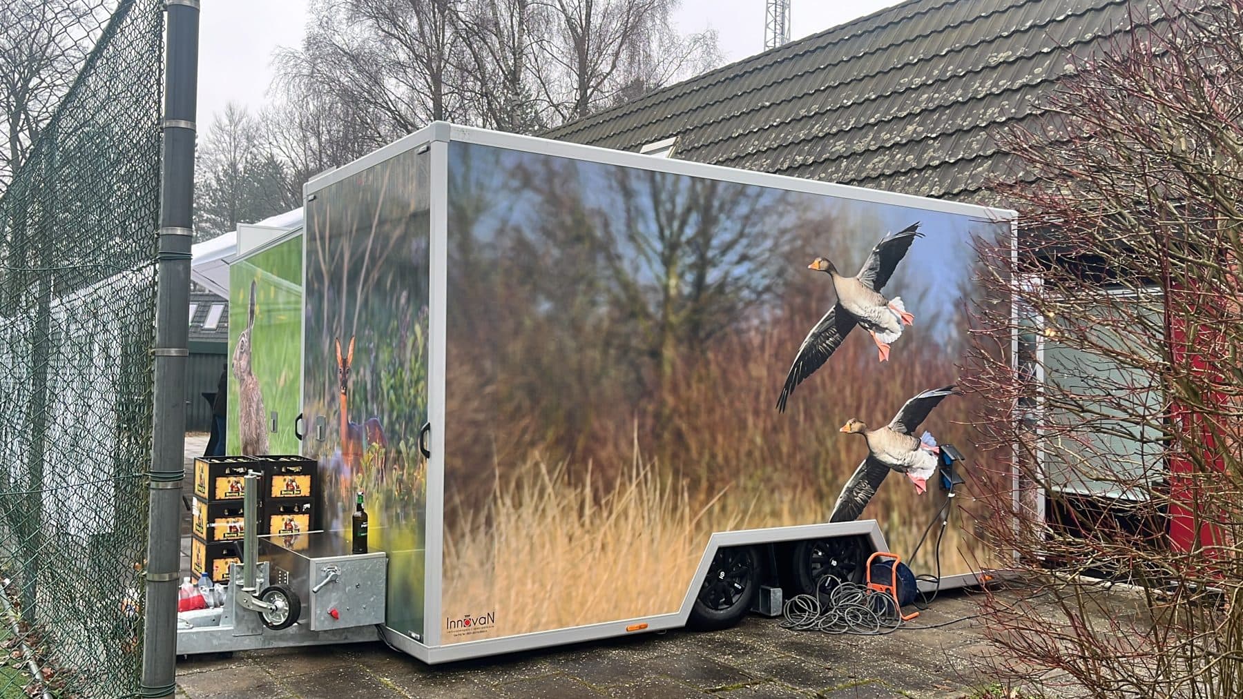 De wrap van dichtbij